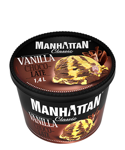 Manhattan vanilka-čokoláda