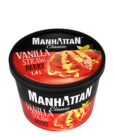 Manhattan vanilka-jahoda