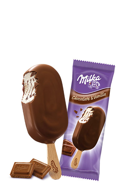 Milka Vanilka a čokoláda