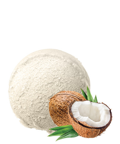 Zmrzlina s příchutí kokosu